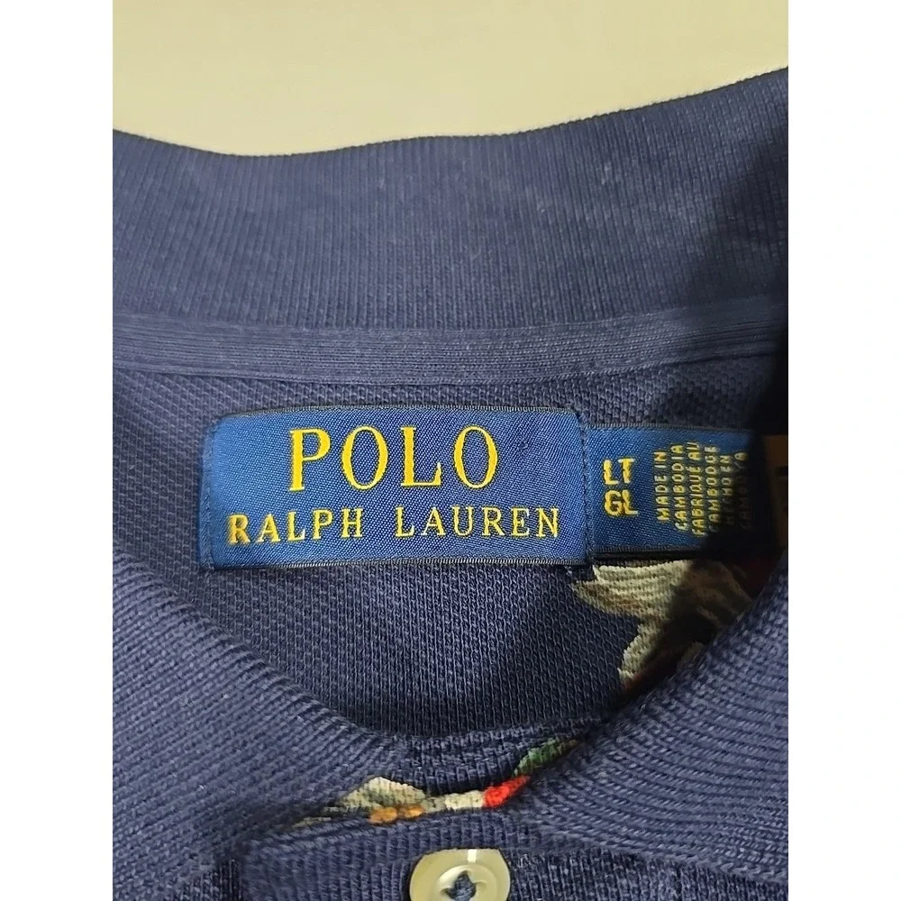 Polo Ralph Lauren Mens Large nwt Tall Short Sleeve Blue‎ Outdoor Ducks Classic